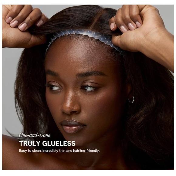 New! Wig Fix No-Slip Silicone Grip Wig Silicone Headband for Secure Wig Wear - Picture 2 of 4